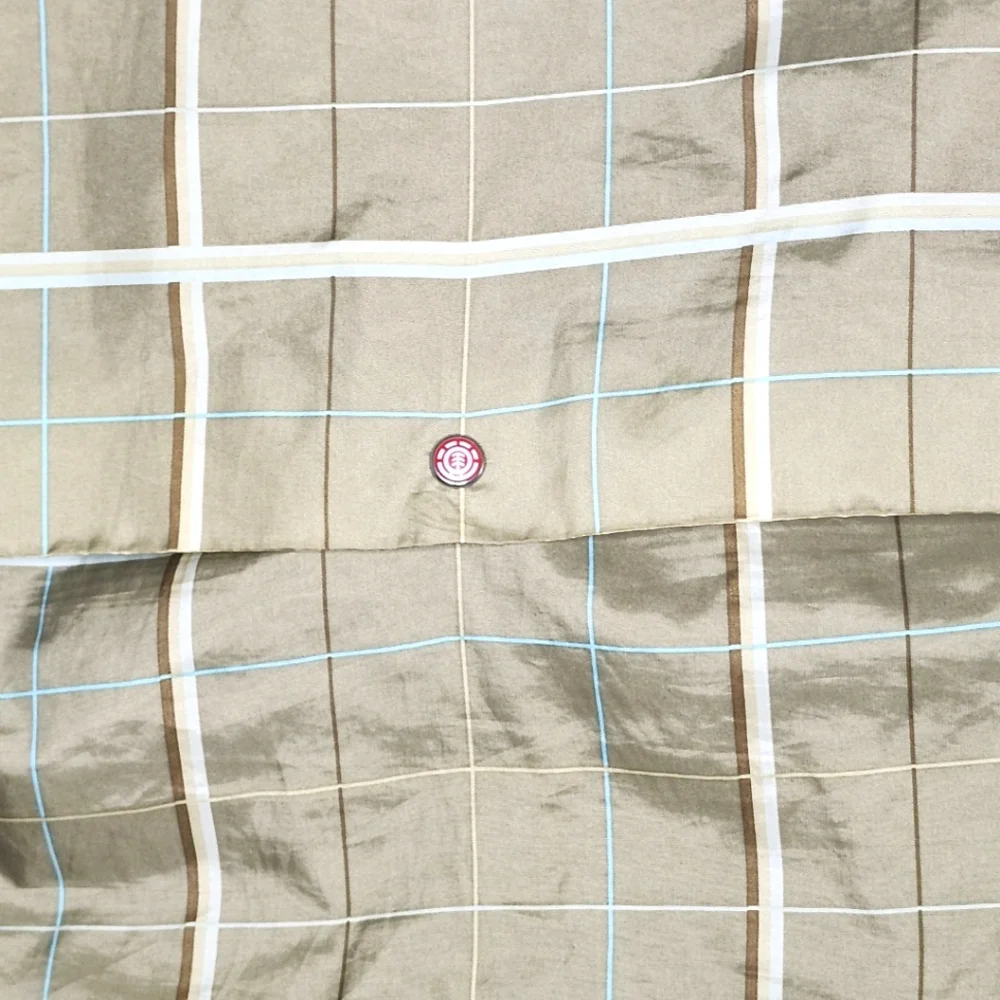 ELEMENT Beige Plaid Lightweight Jacket- Medium - Picture 4 of 9